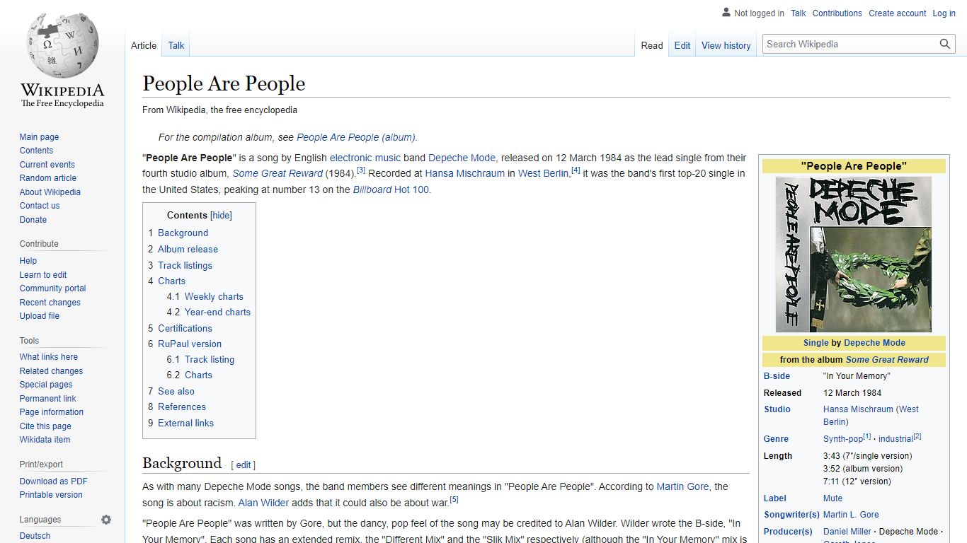 People Are People - Wikipedia